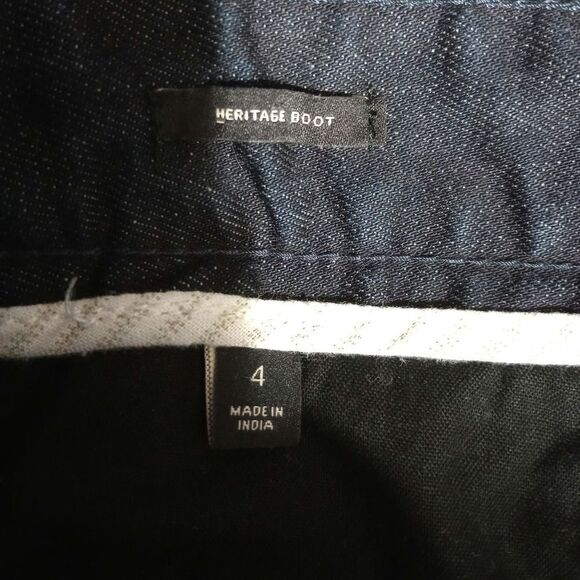 Talbots‎ Jeans Ladies 4 Firm Dark Wash Bootcut - Picture 6 of 7